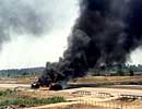 Trucks on Fire